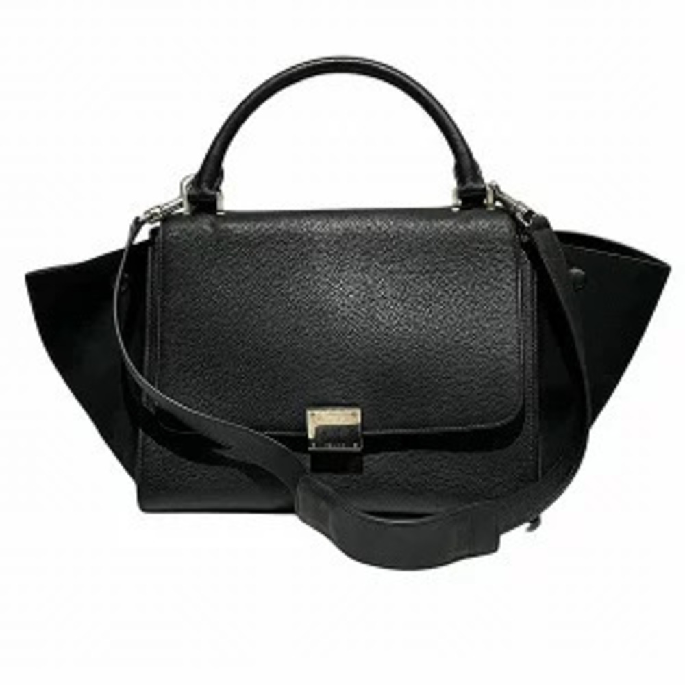 Celine Trapeze Black Bag Shoulder Handbag